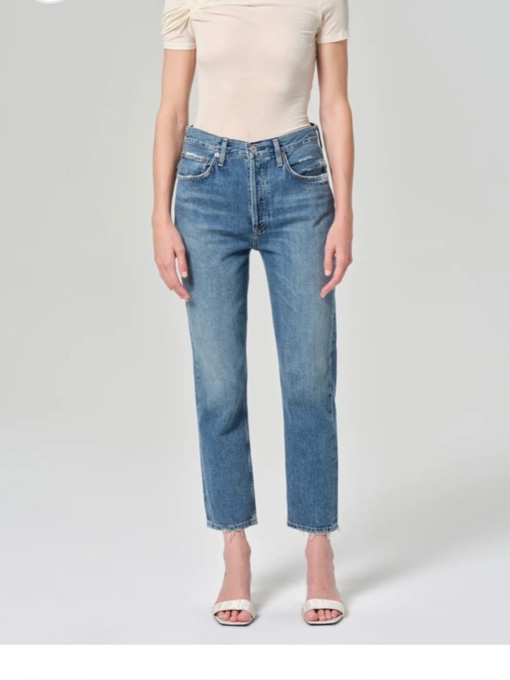 Agolde Riley Crop Jeans - size 25